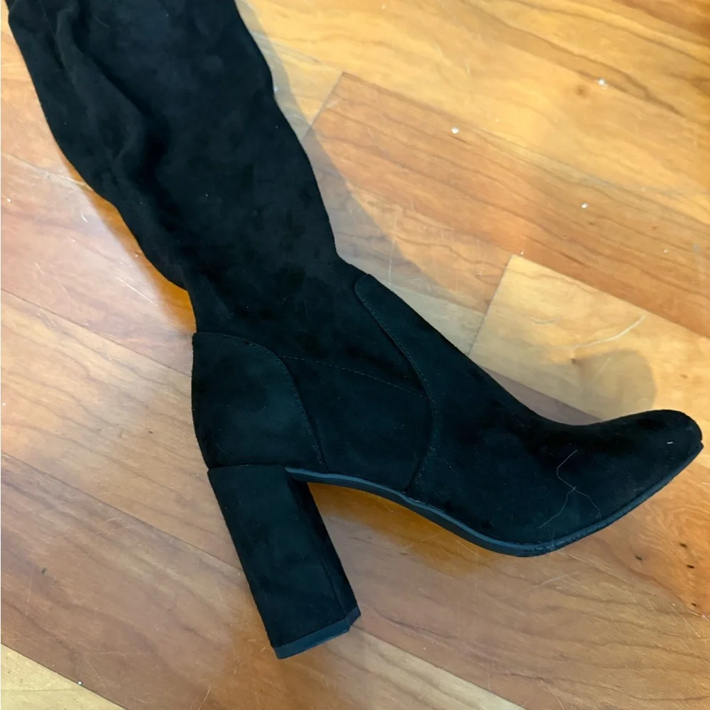 Black Over-the-Knee Women's Boots